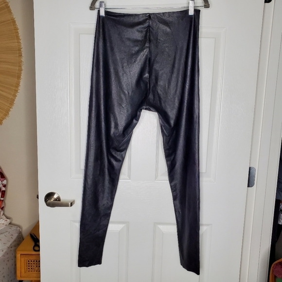 Commando Revolve Perfect Control Black High Rise Faux Leather Leggings - Picture 7 of 10